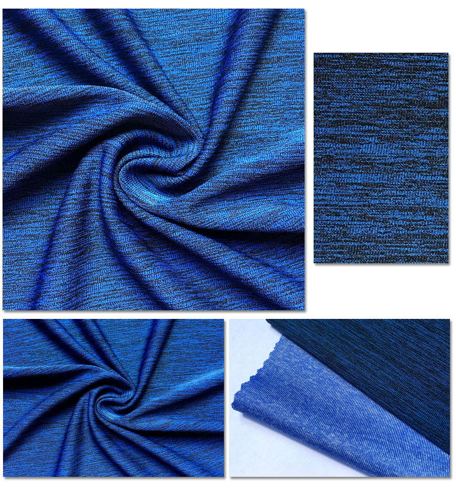 75% Polyester 25% Cotton TC Tinct Knitted Single Jersey Fabric